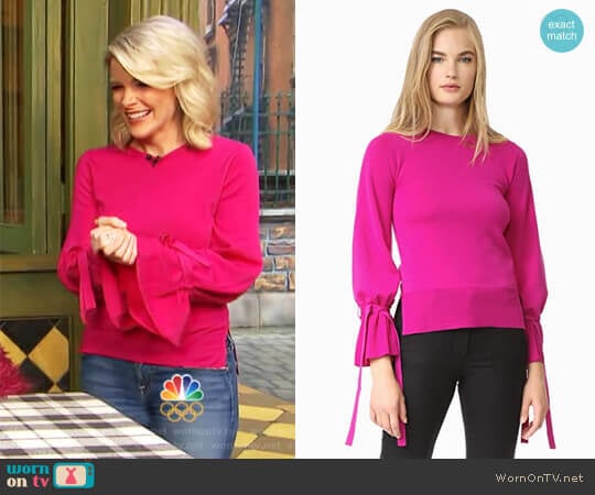 Adam Lippes Bell Sleeve Sweater worn by Megyn Kelly on Today