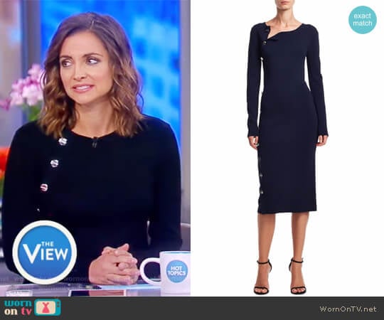 Arzel Knit Sheath Dress by Altuzarra worn by Paula Faris on The View