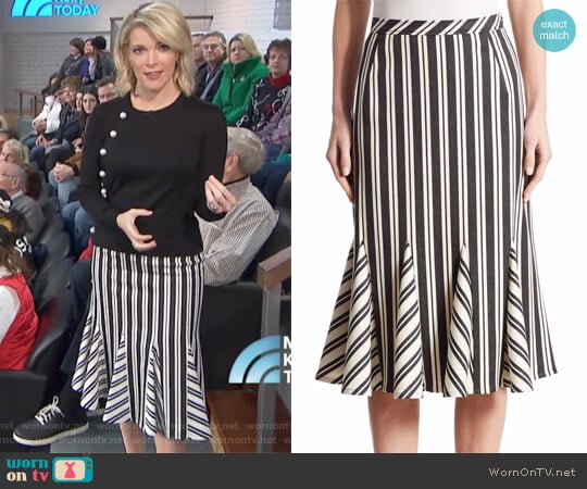 Crocus Skirt by Altuzarra worn by Megyn Kelly on Today