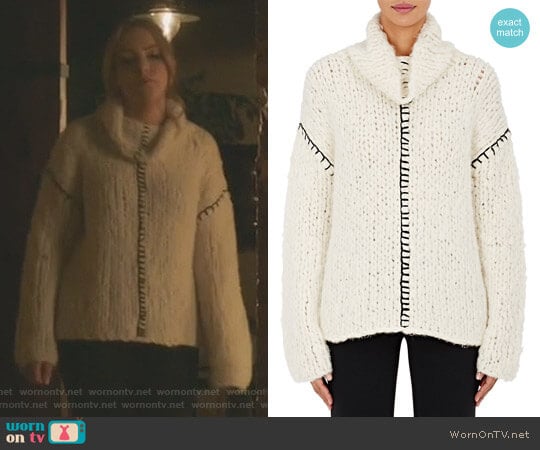 'Ricci' Sweater by Altuzarra worn by Fallon Carrington (Elizabeth Gillies) on Dynasty