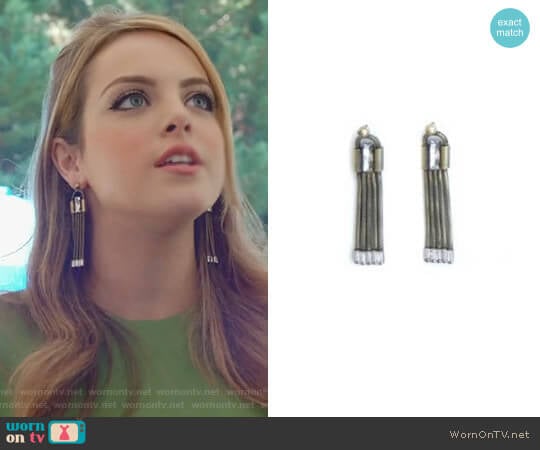 Bailey Fringe Earring by Auden worn by Fallon Carrington (Elizabeth Gillies) on Dynasty