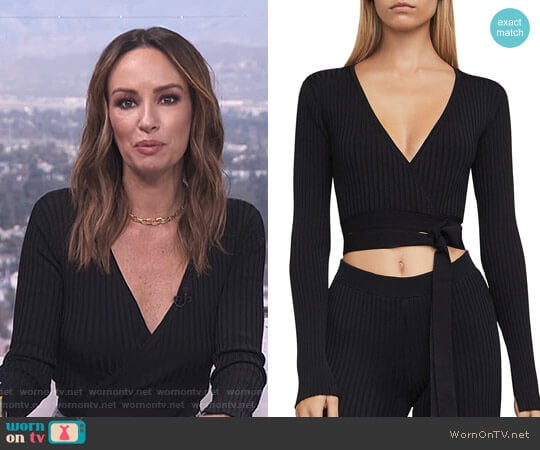 'Emily' Top by Bcbgmaxazria worn by Catt Sadler on E! News