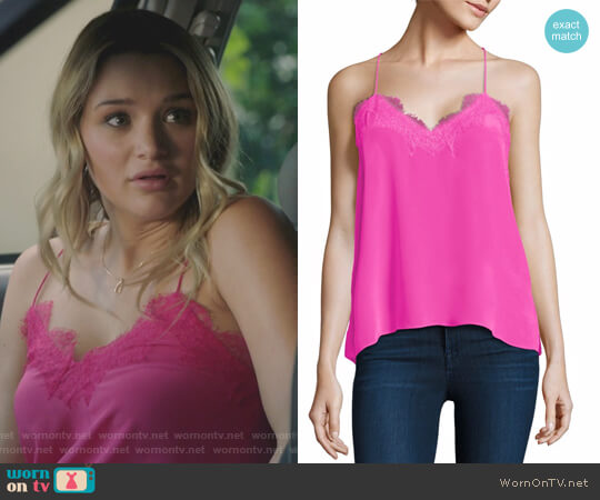 Racer Camisole by Cami NYC worn by Clementine Hughes (Hunter King) on Life in Pieces