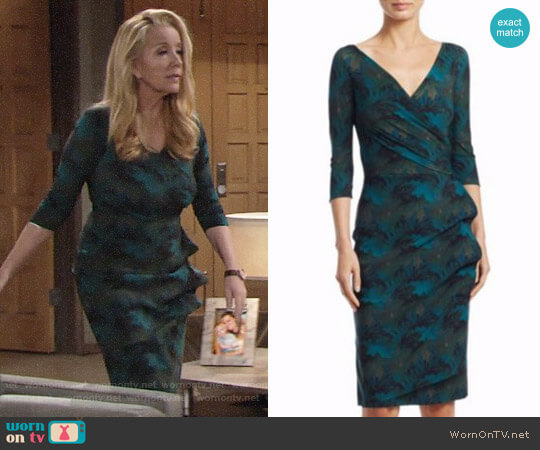 WornOnTV: Nikki’s green Thanksgiving dress on The Young and the ...