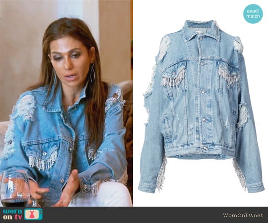 Denim Jacket by Death by Dolls worn by Peggy Sulahian on The Real Housewives of Orange County