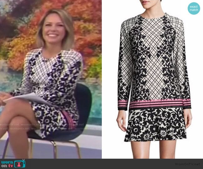 WornOnTV: Dylan’s white floral long sleeve dress on Today | Dylan ...