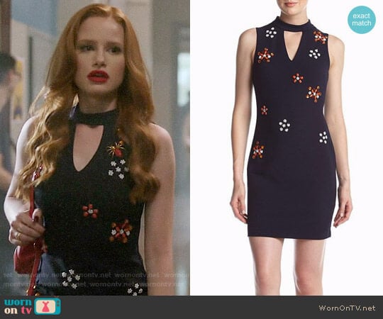 Guess Floral Embellished Dress worn by Cheryl Blossom (Madelaine Petsch) on Riverdale