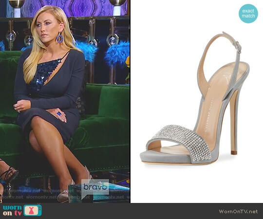 'Coline' Sandal by Giuseppe Zanotti worn by Stephanie Hollman  on The Real Housewives of Dallas