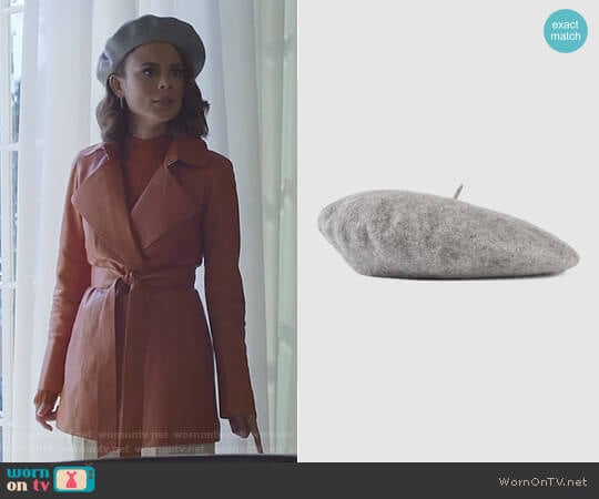 Wool Felt Beret by Gucci worn by Cristal Flores (Nathalie Kelley) on Dynasty