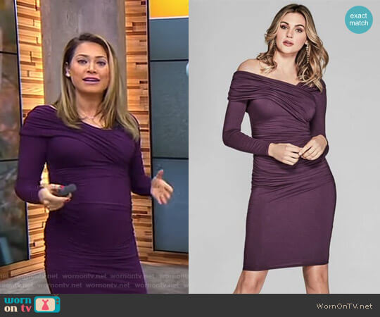 'Derlene' Dress by Guess worn by Ginger Zee on Good Morning America