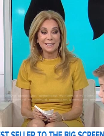 Kathie's yellow short sleeve dress on Today