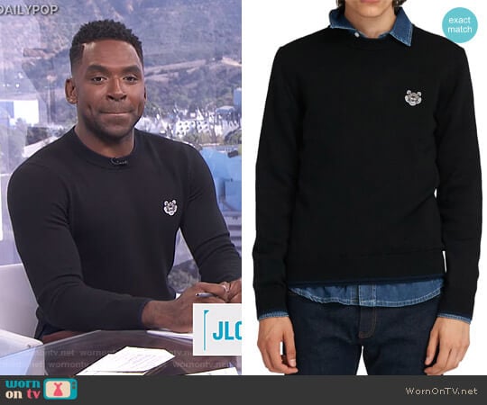 Sweater in Wool by Kenzo worn by Justin Sylvester on E! News