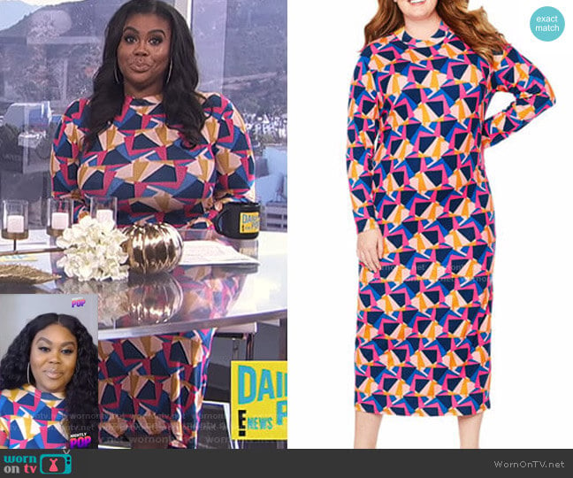 Kindness Dress by Tracee Ellis Ross for JCP worn by Nina Parker on E! News