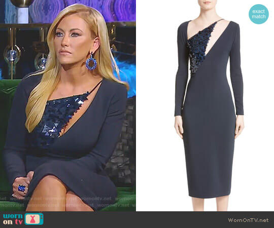 'Larissa' Dress by Cushnie Et Ochs worn by Stephanie Hollman on The Real Housewives of Dallas