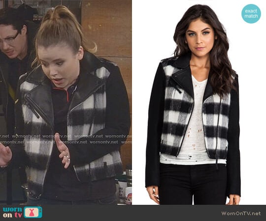 'Shanty' Jacket by Mackage worn by Kendra Gable (Taylor Spreitler) on Kevin Can Wait