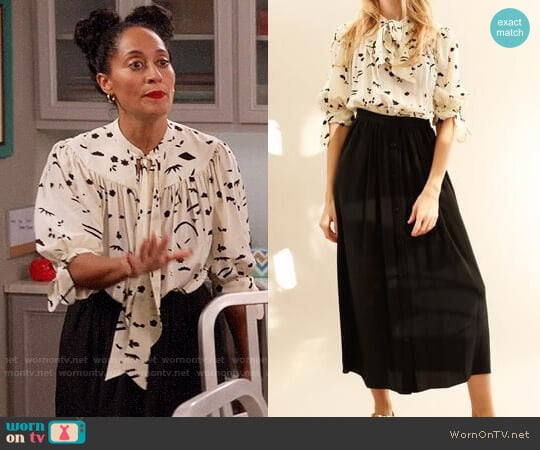 Maison Mayle Lala Dress worn by Rainbow Johnson (Tracee Ellis Ross) on Black-ish