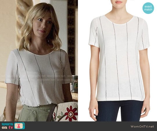 Majestic Filatures Vertical Stripe Tee worn by Melissa Shart (January Jones) on Last Man On Earth