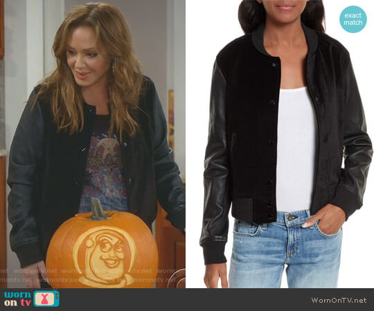 'Camden' Jacket by Rag and Bone worn by Vanessa Cellucci (Leah Remini) on Kevin Can Wait