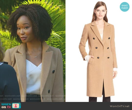 'Faye' Coat by Rag & Bone worn by Monica Colby (Wakeema Hollis) on Dynasty