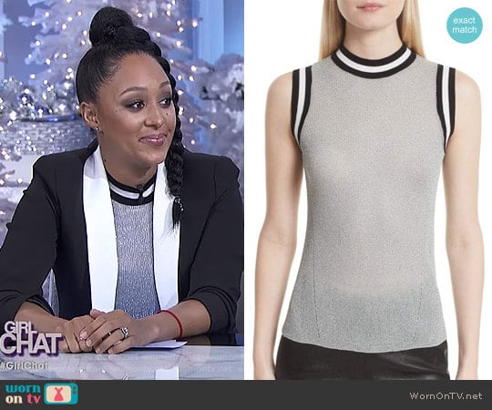 'Priya' Top by Rag & Bone worn by Tamera Mowry on The Real