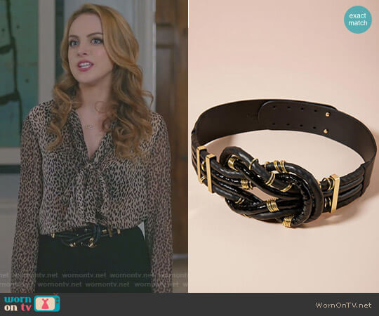 'Alicia' Belt by Raina worn by Fallon Carrington (Elizabeth Gillies) on Dynasty