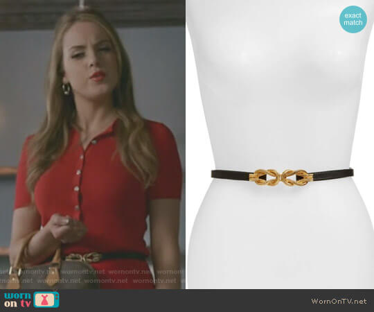 'Lillian' Belt by Raina worn by Fallon Carrington (Elizabeth Gillies) on Dynasty