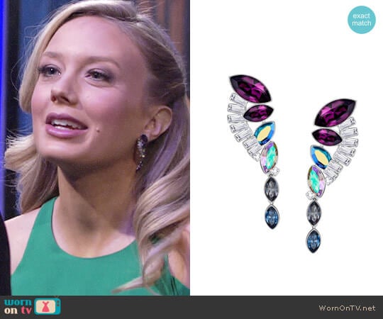 Swarovski Cosmic Pierced Earrings Set worn by Abby Newman (Melissa Ordway) on The Young and the Restless