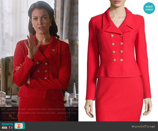 St John Collection Spencer Jacket worn by Mellie Grant (Bellamy Young) on Scandal