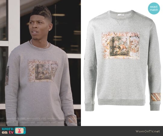 Lion Print Sweatshirt by Valentino worn by Hakeem Lyon (Bryshere Y. Gray) on Empire