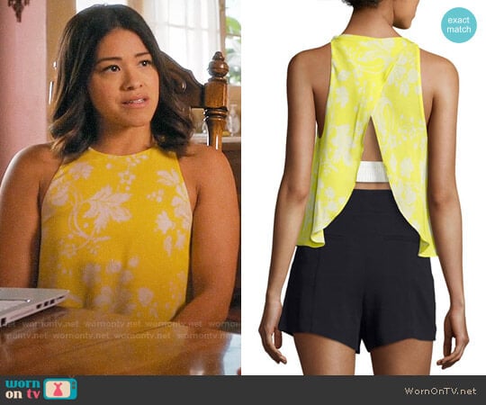 ALC Jasper Top worn by Jane Villanueva (Gina Rodriguez) on Jane the Virgin