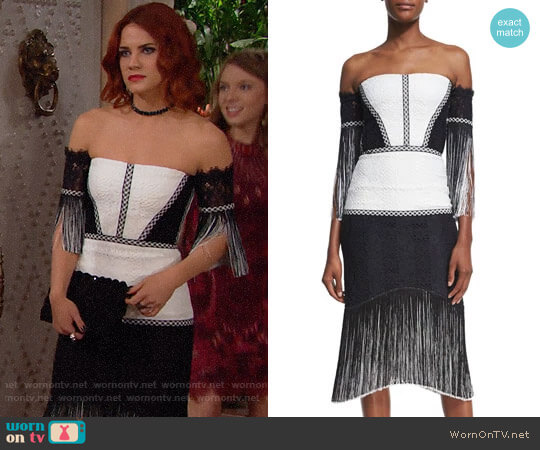 Alexis Antoinette Dress worn by Sally Spectra (Courtney Hope) on The Bold and the Beautiful