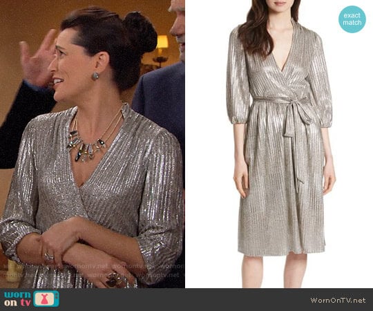 Alice + Olivia Katina Dress worn by Quinn Fuller (Rena Sofer) on The Bold and the Beautiful