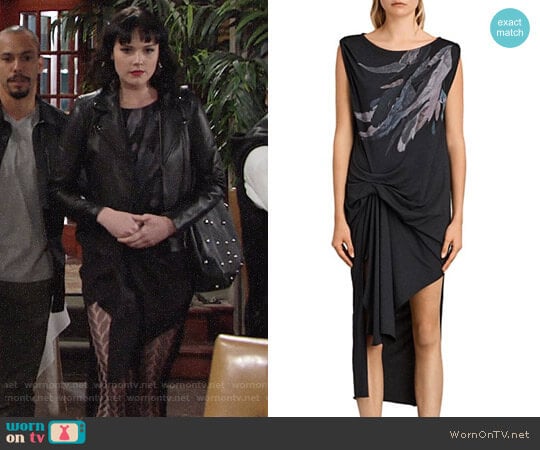 All Saints Riviera Flight Dress worn by Tessa Porter (Cait Fairbanks) on The Young and the Restless