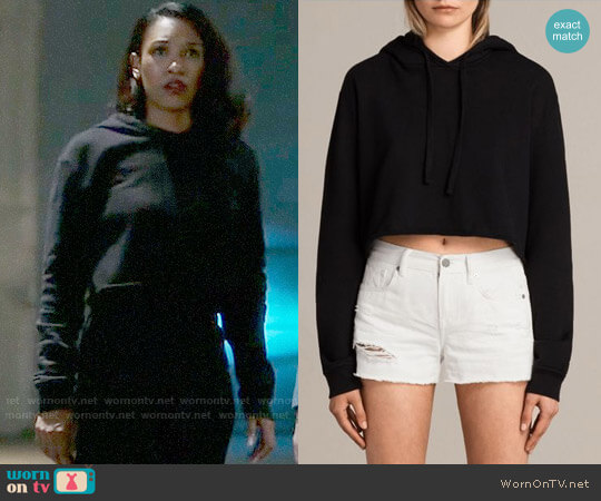 WornOnTV: Iris’s black cropped hoodie on The Flash | Candice Patton ...