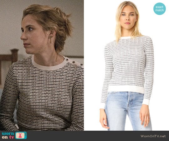 APC Striped Sweater worn by Stephanie 'Stevie' McCord (Wallis Currie-Wood) on Madam Secretary