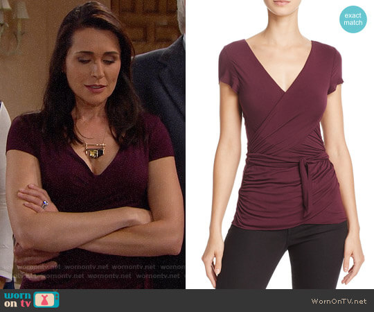 Bailey 44 Entrechat Top worn by Quinn Fuller (Rena Sofer) on The Bold and the Beautiful