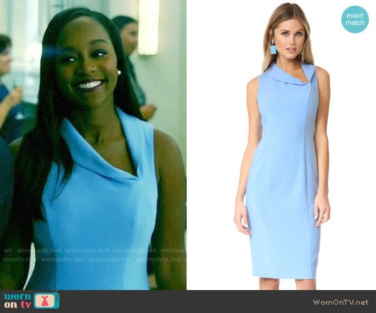 Black Halo Blaze Dress worn by Michaela Pratt (Aja Naomi King) on How to Get Away with Murder