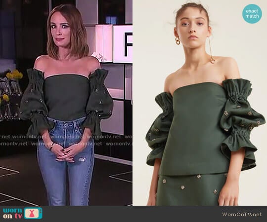 Assemble Top by C/Meo Collective worn by Catt Sadler on E! News