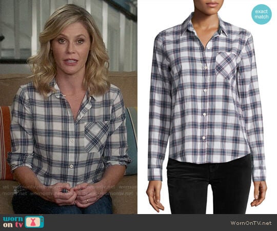 Current Elliott The Slim Boy Shirt in Burnside Plaid worn by Claire Dunphy (Julie Bowen) on Modern Family