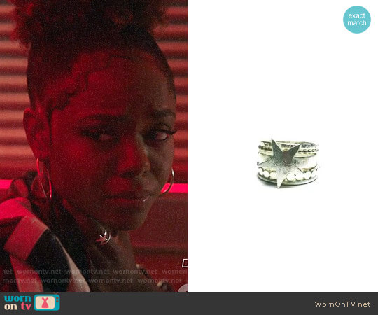 dk designs Rockstar Stacker Rings worn by Josie McCoy (Ashleigh Murray) on Riverdale