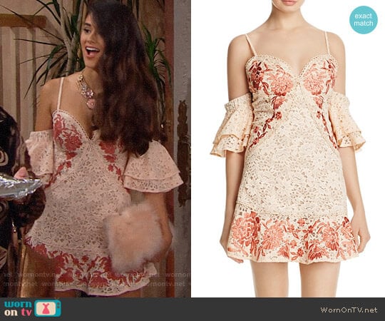 For Love & Lemons Matador Dress worn by Darlita (Danube Hermosillo) on The Bold and the Beautiful