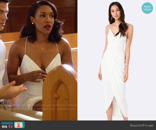 Forever New Charlotte Draped Maxi Dress worn by Iris West (Candice Patton) on The Flash