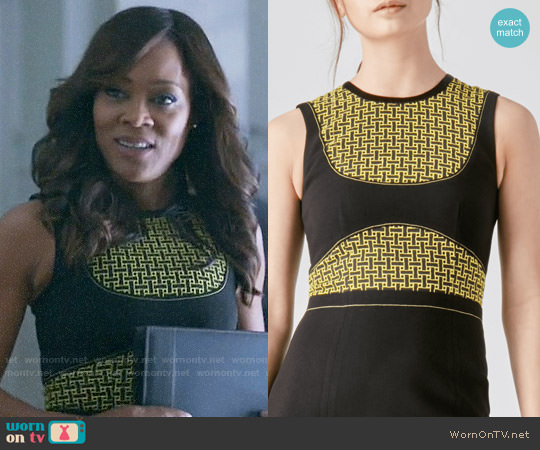 Judith and Charles Manuela Dress worn by Mayor Sierra McCoy (Robin Givens) on Riverdale