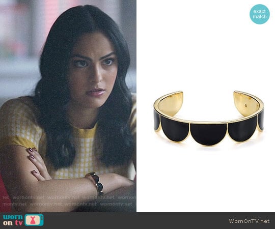 Kate Spade Scalloped Cuff worn by Veronica Lodge (Camila Mendes) on Riverdale