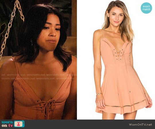 Lovers + Friends Sadie Dress worn by Jane Villanueva (Gina Rodriguez) on Jane the Virgin