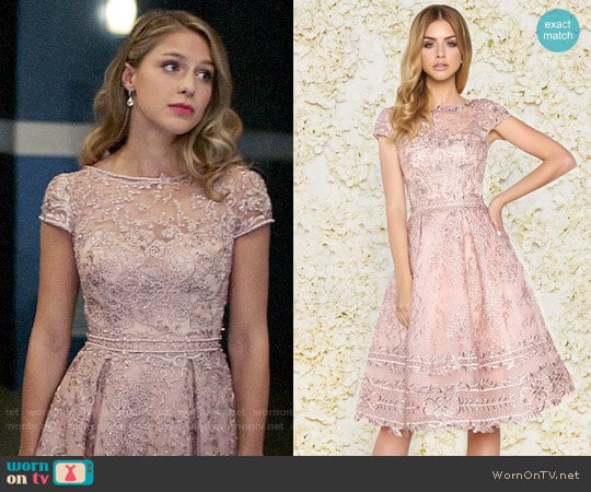 Mac Duggal #50424D Dress in Rose worn by Kara Danvers (Melissa Benoist) on Supergirl