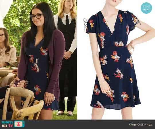 Madewell Cactus Flower Silk Dress worn by Alex Dunphy (Ariel Winter) on Modern Family