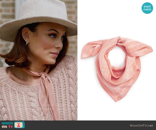 Silk Bandana by Madewell worn by Cristal Flores (Nathalie Kelley) on Dynasty