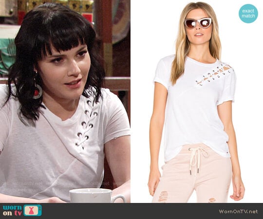 N:Philanthropy Gaia Tee worn by Tessa Porter (Cait Fairbanks) on The Young and the Restless