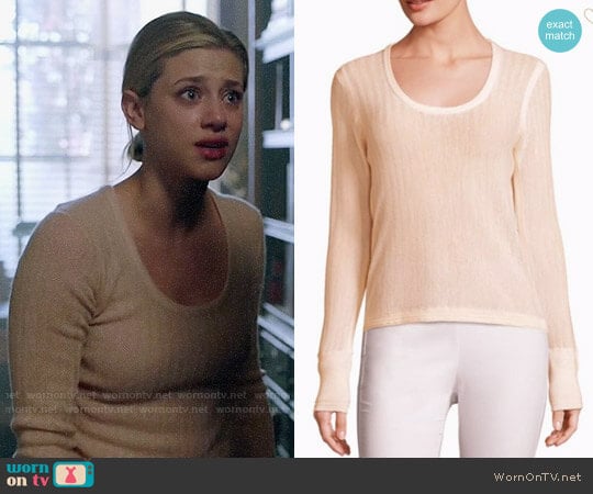 Rag & Bone Estelle Sweater worn by Betty Cooper (Lili Reinhart) on Riverdale